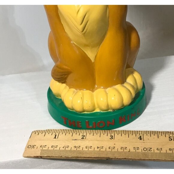 The Lion King Simba Vintage Plastic Bath Bottle Empty 8" Disney Collectible - Picture 13 of 15